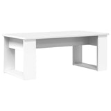 Coffee Table Set 2 pcs White Engineered Wood 8000132