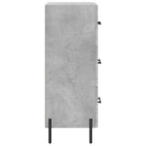 Sideboard Concrete Grey 34.5x34x90 cm Engineered Wood 828616