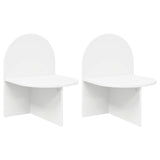 Bedside Table 2 pcs White 48 x 49 x 65 cm Engineered Wood 8001114