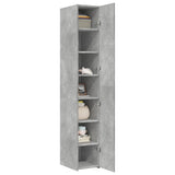 Highboard Concrete Grey 30x42.5x185 cm Engineered Wood 3281395