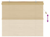 Roller Blind Natural 160 x 160 cm Bamboo 42040571