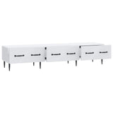TV Cabinet with Drawer White 147 x 34.5 x 30 cm Engineered Wood 894935