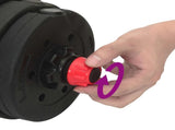 2-in-1 Dumbbell Set 40kg Black and Red Cement and Iron Sand 3442915