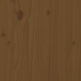 Garden Chairs 2 pcs Honey Brown Solid Wood Pine 825628