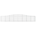 Arched Gabion Basket 400x30x60/80 cm Galvanised Iron 153403