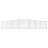 Arched Gabion Basket 400x30x60/80 cm Galvanised Iron 153403