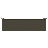 2-Piece Bench Cushions SOEST 2 pcs 100% Polyester Anthracite 949041