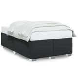 Bed Frame without Mattress Black Double Faux Leather 3284578