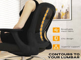 Draughtsman Chair, Mesh Drafting Chair, Ergonomic Office Chair with Flip-up Armrest, Adjustable Foot T3398P344745