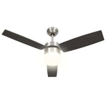 Ceiling Fan with Light and Remote Control 108 cm Dark Brown 51491