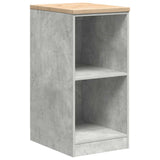 Garage Storage Cabinet Concrete Grey 40x51x85 cm Solid Wood Pine 860538