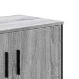 TV Cabinet Grey Sonoma 122x34x41 cm Engineered Wood 848587
