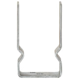 Fence Anchors 12 pcs Silver 8x6x15 cm Galvanised Steel 145331