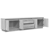 TV Cabinet with LED Lights Grey Sonoma 193,5x41x50 cm 3328440