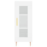 Highboard White 34.5x34x180 cm Engineered Wood 3199417