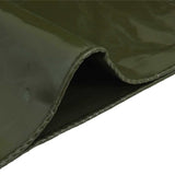 Tarpaulin 650g / m Olive Green 4 x 8 m Canvas with PVC Coating 42017762