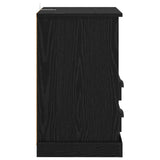 Bedside Cabinet 2 pcs Black Oak 36 x 43 x 60 cm Engineered Wood 881401