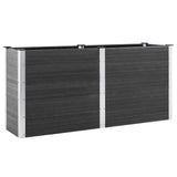 Garden Raised Bed 200x50x91 cm WPC Grey 318096