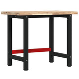 Workbench 100x60x83 cm Solid Wood Acacia Rectangular 3309668