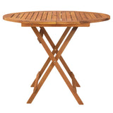 5 Piece Garden Dining Set Solid Wood Acacia 3152898