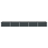 Planter Anthracite 480 x 100 x 45 cm Galvanised Steel 42018225