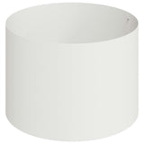 Garden Planter White 90 x 90 x 20 cm Cold-rolled Steel 873649