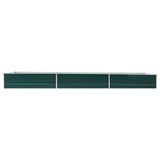 47065 Garden Raised Bed Galvanised Steel 480x80x45 cm Green