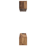 TV Cabinet Set Wall-mounted 5 pcs Old Wood Engineered Wood 3393405