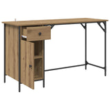 Computer Desk Artisan Oak 131 x 48 x 75 cm Engineered Wood 882833