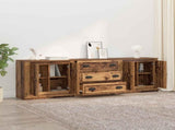 Sideboards 3 pcs Old Wood 210 x 35.5 x 67.5 cm Engineered Wood 3402647