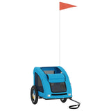 Pet Bike Trailer Blue Oxford Fabric and Iron 93953