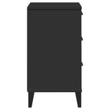 Bedside Cabinet "VIKEN" Black Engineered Wood 374912