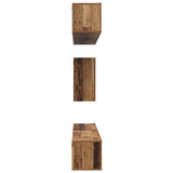 TV Cabinet Set with Drawer 6 pcs Old Wood Engineered Wood 3393441