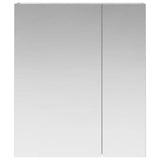 Bathroom Mirror Cabinet Grey Sonoma 60 x 14.5 x 70 cm 889060