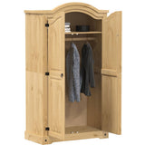 Wardrobe Corona 102x52x186 cm Solid Wood Pine 4012154