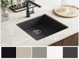 Kitchen Sink Single Basin Granite 43 x 46 x 20 cm Graphite 42053764