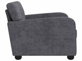 Armchair Dark Grey Chenille 42043444
