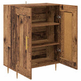 Sideboard Old Wood 69.5 x 34 x 90 cm Engineered Wood and Iron 881594