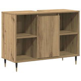Bathroom Cabinet Artisan Oak 80 x 33 x 60 cm Engineered Wood 873893