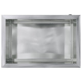 Garden Planter with LED Silver 40 x 60 x 40 cm Galvanised Steel 8008150