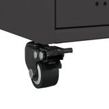 Sideboard Black 36x39x72 cm Steel 846674
