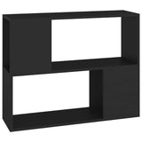 TV Cabinet Black 80x24x63 cm Engineered Wood 809117