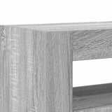 Sideboard Grey Sonoma 116 x 30 x 75 cm Engineered Wood 3333881