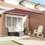 Automatic Retractable Awning Burgundy 300x250 cm 3310181
