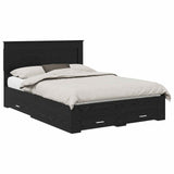 Bed Frame with Drawer with Headboard Manual Engineered Wood 3410319