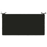 Seat Cushion SOEST 100% Polyester Black 120 x 80 x 15 cm 944310