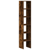 Bookcases 2 pcs Stackable Smoked Oak 30x30x80 cm Engineered Wood 858812