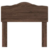 Headboard Brown Oak Engineered wood 888701
