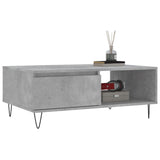 Coffee Table Concrete Grey 90x60x35 cm Engineered Wood 827064