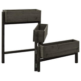 Garden Folding Planter Grey 60x14x75 cm Solid Firwood 314841